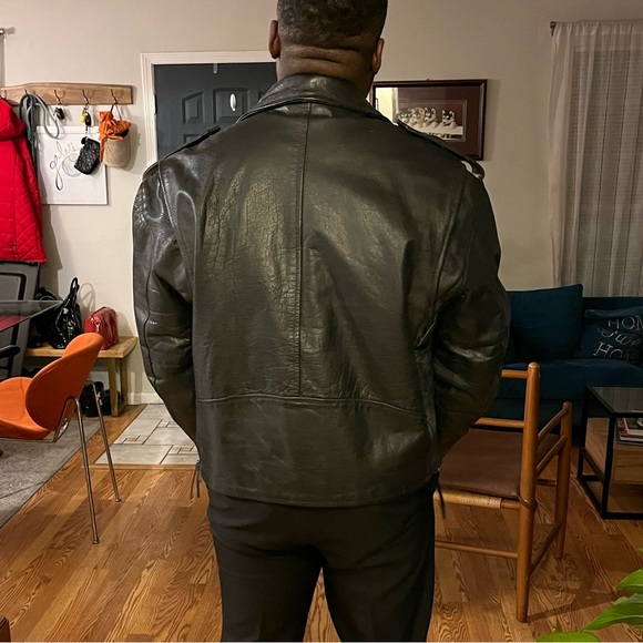 Frontier Leathers Leather biker jacket - Picture 10 of 10